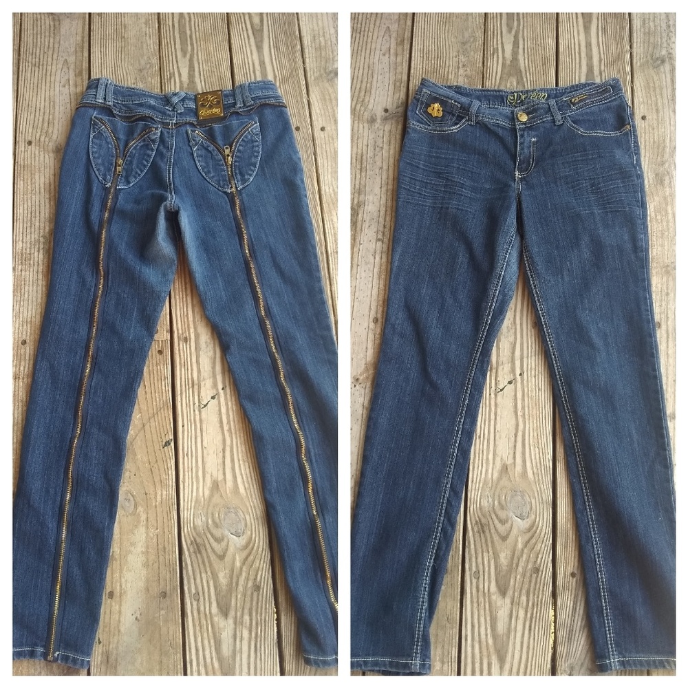 Beyonce's Dereon🔥Zippered Jeans👖